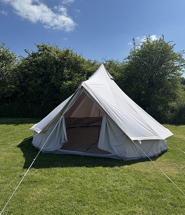 Dewslake&rsquo;s Naked Bell Tent Exterior