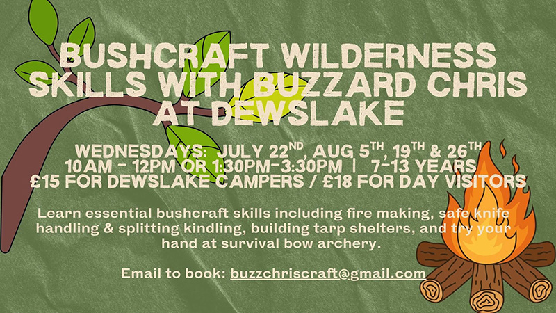 Buzzard Chris Bushcraft – Wilderness Skills Summer Workshops