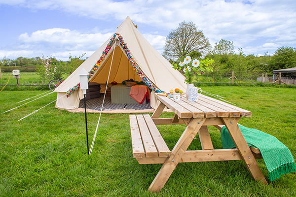 Dewslake Farm Glamping Bell Tents